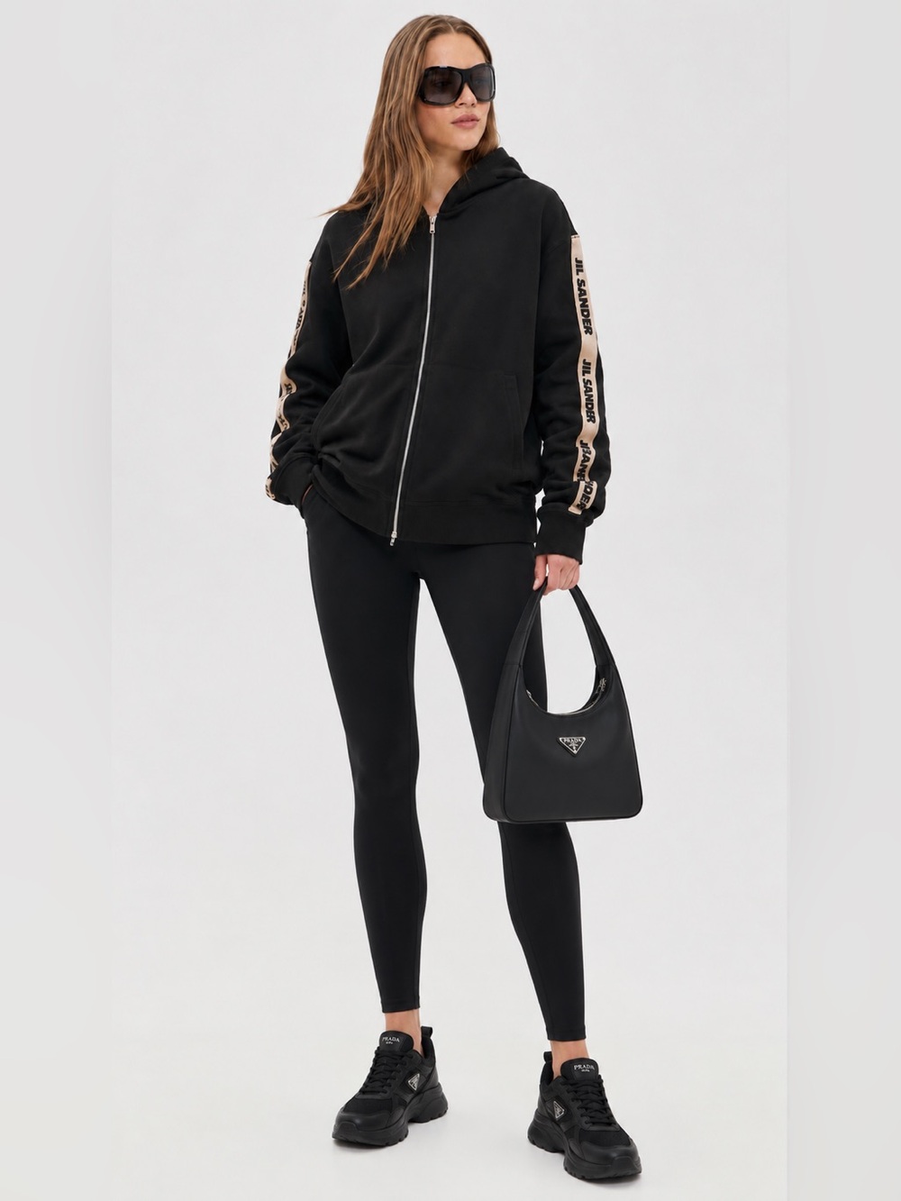 JIL SANDER Zip Up Hoodie